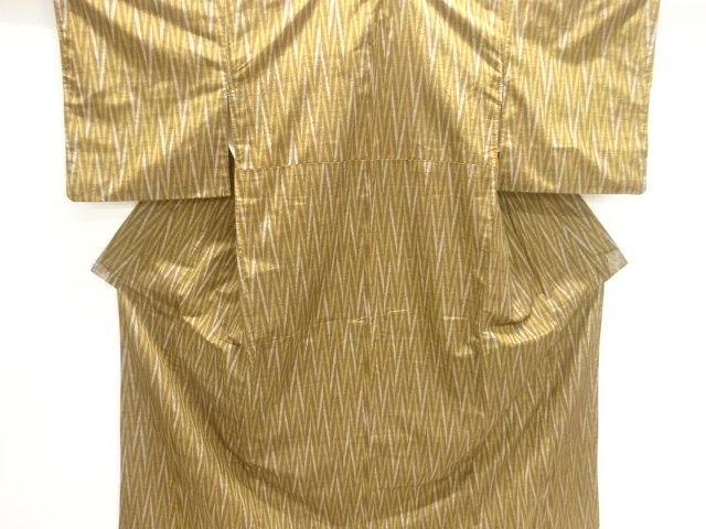 JAPANESE KIMONO / TSUMUGI / WOVEN STRIPES 